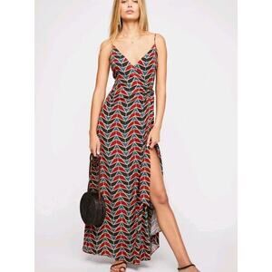 NEW Free People Siren Wrap Maxi dress size S MSRP: $108 Festival Summer Vibes